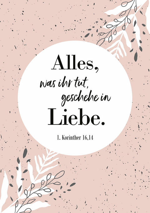 Jahreslosung 2024 - Poster A3