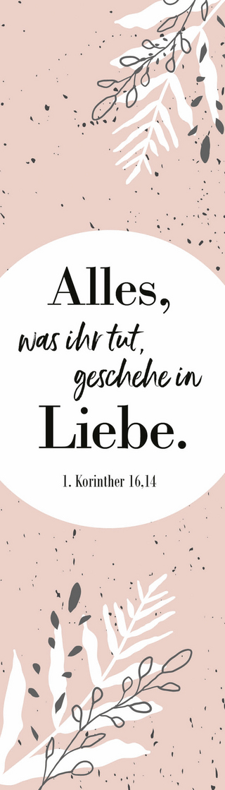 Jahreslosung 2024 - Lesezeichen 10 Stk.