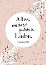 Jahreslosung 2024 - Poster A4