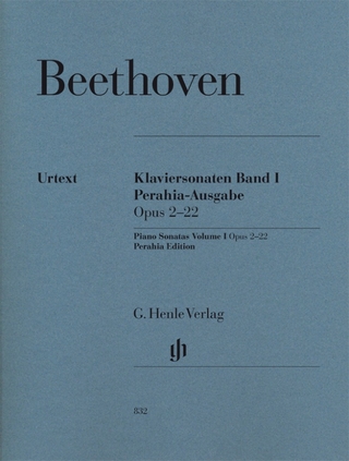 Ludwig van Beethoven - Klaviersonaten, Band I, op. 2–22, Perahia-Ausgabe