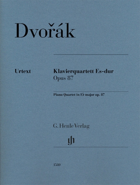 Anton&iacute;n Dvor&aacute;k - Klavierquartett Es-Dur op. 87 - 