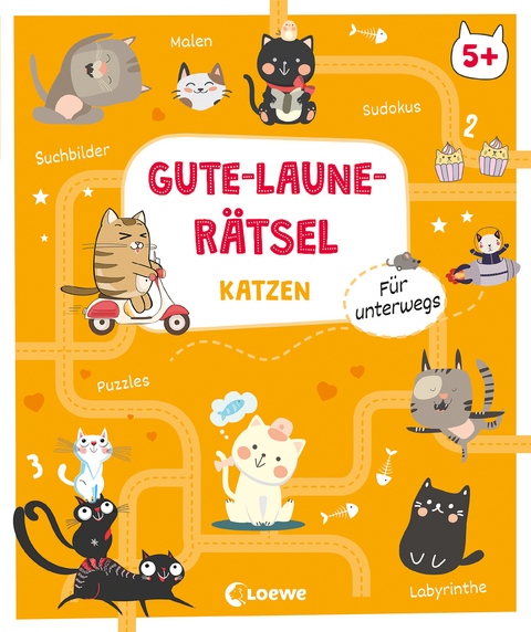 Gute-Laune-R&auml;tsel f&uuml;r unterwegs - Katzen