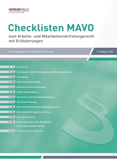 Checklisten MAVO - 