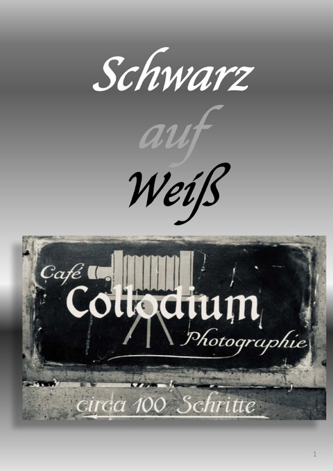 Schwarz auf Wei&szlig; - ein FotoBilderBuch - Frank H.