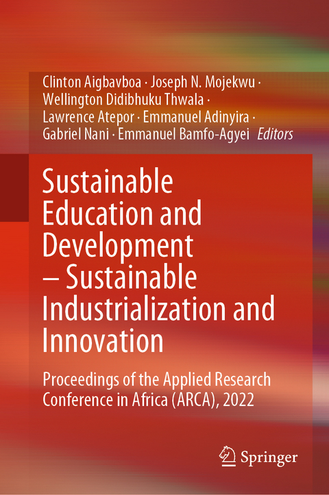 Sustainable Education and Development &ndash; Sustainable Industrialization and Innovation - 