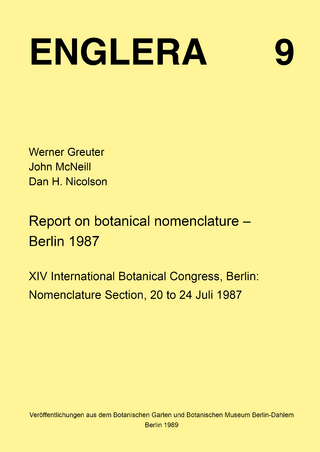 Report on botanical nomenclature