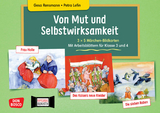 Von Mut und Selbstwirksamkeit - 3 x 5 M&auml;rchen-Bildkarten. Mit Arbeitsbl&auml;ttern f&uuml;r Klasse 3 und 4. Kamishibai Bildkartenset - 
