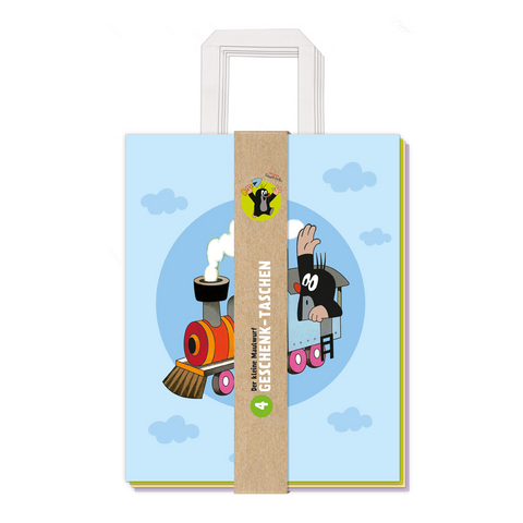 Tr&ouml;tsch Der kleine Maulwurf Papiertaschenset gro&szlig; 4er Set - 