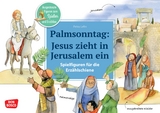 Palmsonntag: Jesus zieht in Jerusalem ein. Erz&auml;hlschienen-Figurenset
