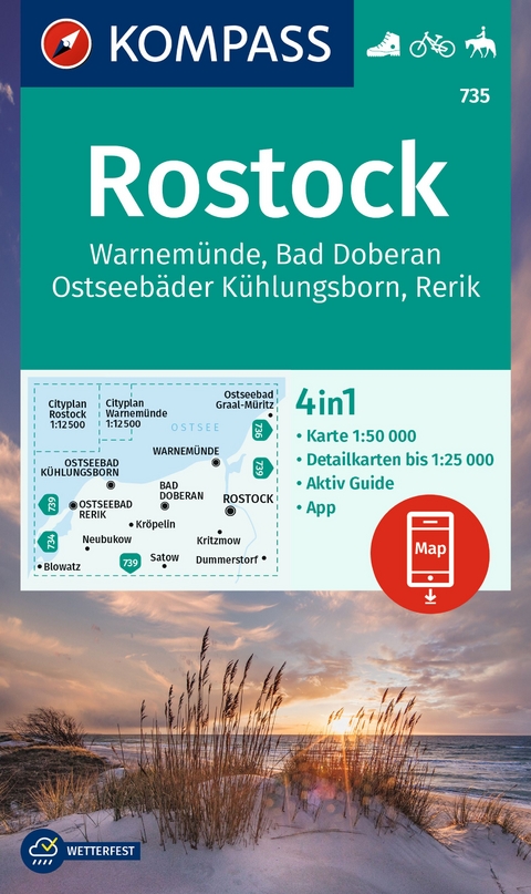 Rostock, Warnemünde, Bad Doberan, Ostseebäder Kühlungsborn, Rerik