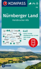 KOMPASS Wanderkarte 172 Nürnberger Land, Hersbrucker Alb 1:50.000 - 