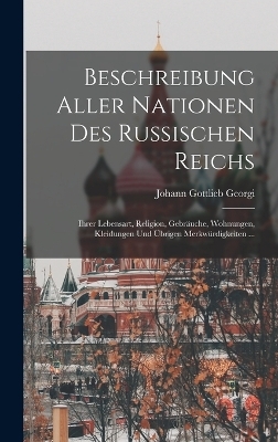 Beschreibung Aller Nationen Des Russischen Reichs