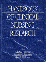 Handbook of Clinical Nursing Research - Ada Sue Hinshaw, Suzanne L. Feetham, Joan L. F. Shaver
