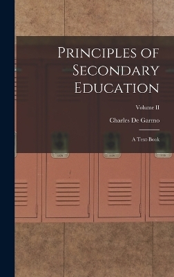 Principles of Secondary Education