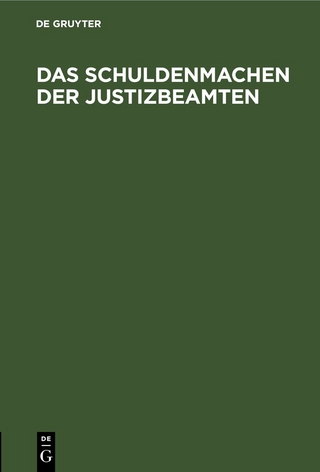 Das Schuldenmachen der Justizbeamten