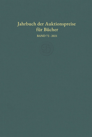Jahrbuch der Auktionspreise für Bücher, Handschriften und Autographen