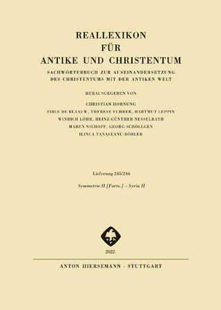 Reallexikon für Antike und Christentum