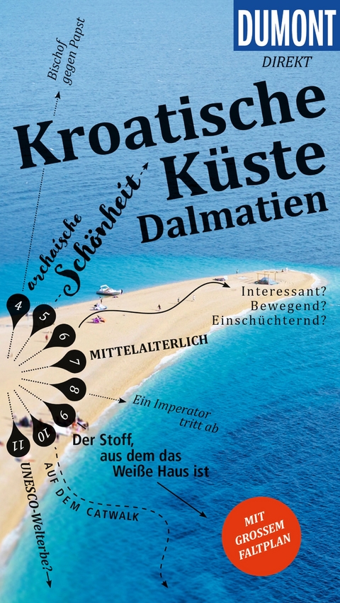 DUMONT direkt Reisef&uuml;hrer Kroatische K&uuml;ste Dalmatien - Daniela Schetar