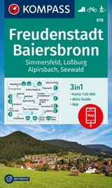 KOMPASS Wanderkarte 878 Freudenstadt, Baiersbronn, Simmersfeld, Lo&szlig;burg, Alpirsbach 1:25.000