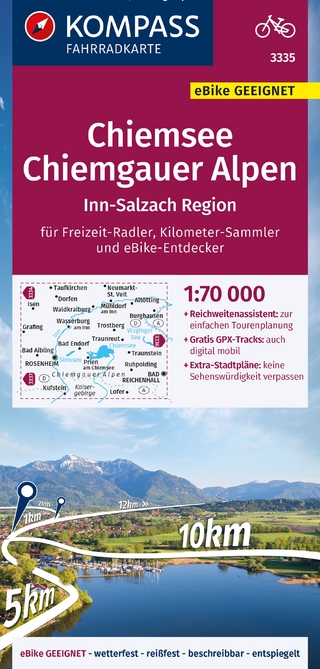 KOMPASS Fahrradkarte 3335 Chiemsee - Chiemgauer Alpen 1:70.000