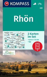 Rh&ouml;n, Fulda (2 Karten) 1:50.000