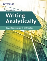 Writing Analytically - Rosenwasser, David; Stephen, Jill