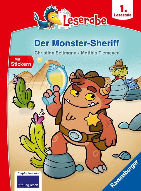 Leserabe 1. Lesestufe - Der Monster-Sheriff - Christian Seltmann