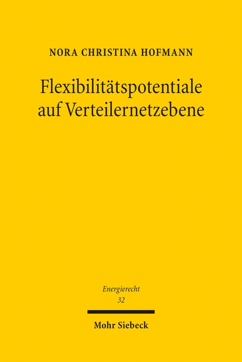 Flexibilitätspotentiale auf Verteilernetzebene - Nora Christina Hofmann