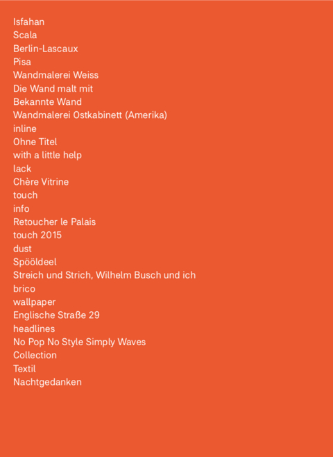 Die W&auml;nde - Friederike Feldmann