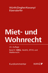 Miet- und Wohnrecht - Helmut Würth, Madeleine Zingher, Peter Kovanyi, Ingmar Etzersdorfer