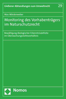 Monitoring des Vorhabenträgers im Naturschutzrecht