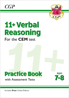 11+ CEM Verbal Reasoning Practice Book & Assessment Tests - Ages 7-8 (with Online Edition) -  CGP Books