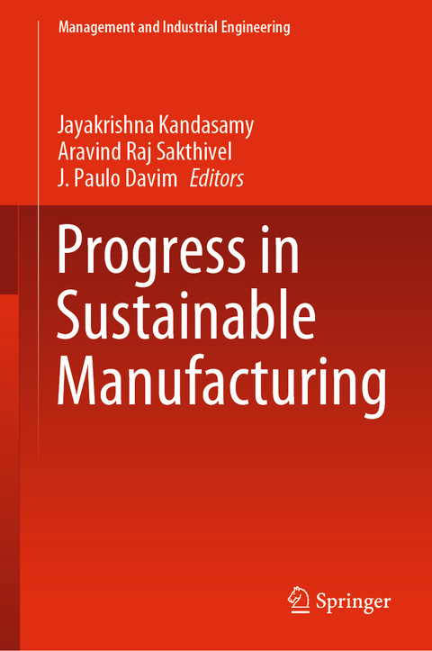 Progress in Sustainable Manufacturing - 
