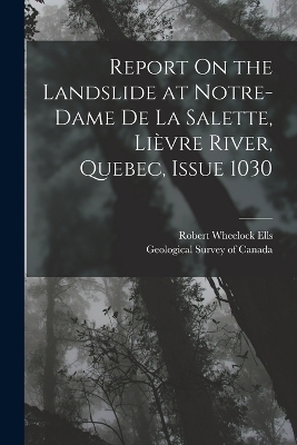 Report On the Landslide at Notre-Dame De La Salette, Lièvre River, Quebec, Issue 1030