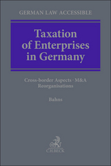 Taxation of Enterprises in Germany - Jochen Bahns