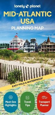 Lonely Planet Mid-Atlantic USA Planning Map -  Lonely Planet, John Garry