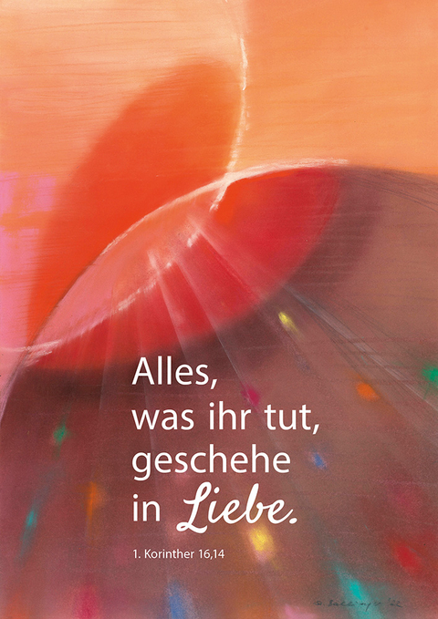 Jahreslosung 2024 - Poster 40 x 60 cm - 