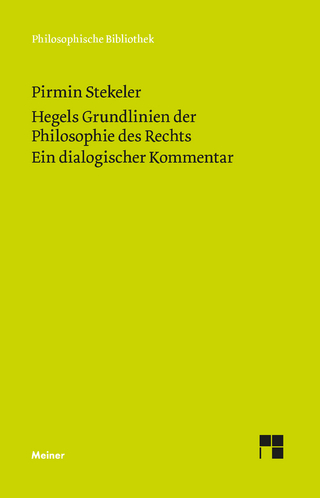 Hegels Grundlinien der Philosophie des Rechts