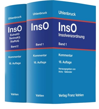 Insolvenzordnung - Heribert Hirte; Heinz Vallender