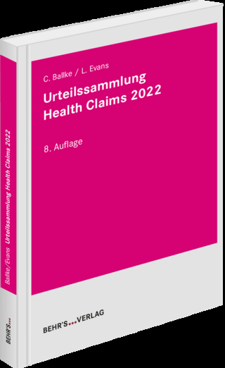 Urteilssammlung Health-Claims 2022