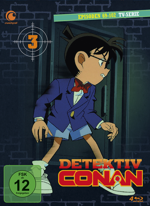Detektiv Conan - TV-Serie - Blu-ray Box 3 (Episoden 69-102) (4 Blu-rays) - Yasuichiro Yamamoto, Kenji Kodama, Kojin Ochi, Masato Sato