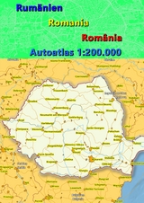 Rum&auml;nien Autoatlas, Stra&szlig;enatlas 2023/2024 1:200.000 (Rom&acirc;nia) - M&amp Baciu;  M