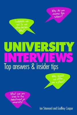 University Interviews - Ian Stannard, Godfrey Cooper