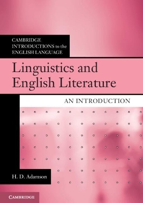 Linguistics and English Literature - H. D. Adamson