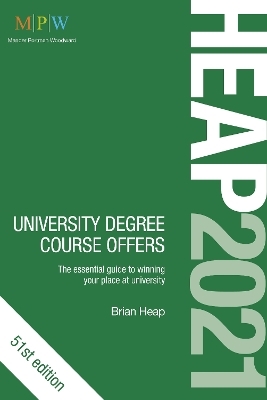 HEAP 2021: University Degree Course Offers - Brian Heap