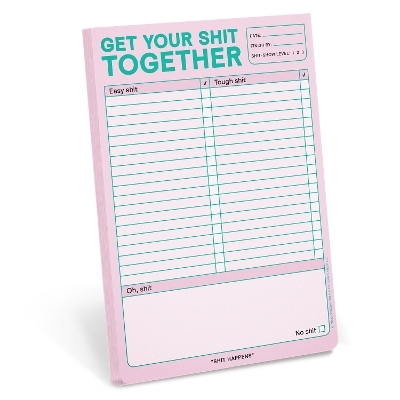 Knock Knock Get Your Shit Together Pad (Pastel Edition) - 