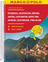 MARCO POLO Reiseatlas Österreich, Liechtenstein, Südtirol 1:200.000 - 