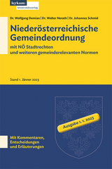 Nieder&ouml;sterreichische Gemeindeordnung mit N&Ouml; Stadtrechten und weiteren gemeinderelevanten Normen - Wolfgang Domian, Walter Nerath, Johannes Schmid