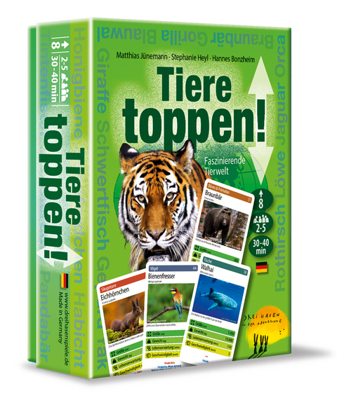 Tiere toppen! - Matthias J&uuml;nemann, Stephanie Heyl, Hannes Bonzheim