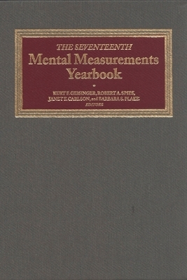 The Seventeenth Mental Measurements Yearbook